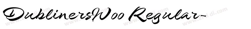 DublinersW00 Regular字体转换 DublinersW00 Regular字体转换